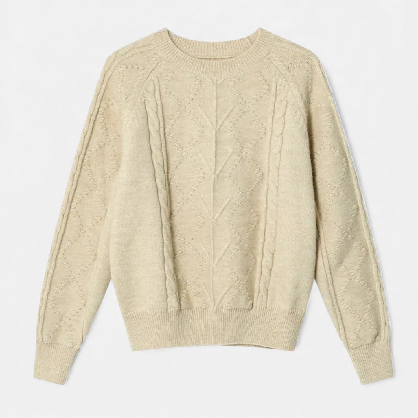 Cozy Oversized Cable Knit Winter Sweater - VogeLuxe