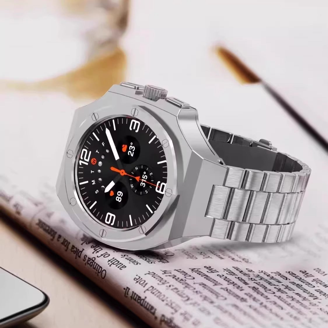 Durable Metal Case for Samsung Galaxy Watch Ultra 47mm - VogeLuxe