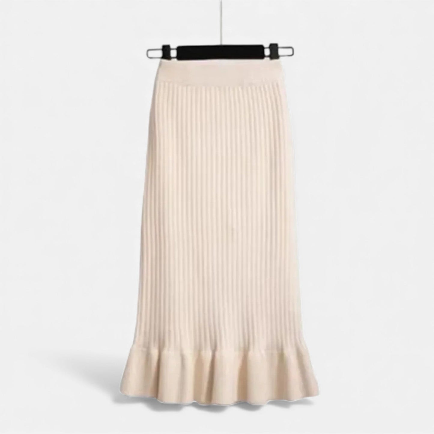 Comfortable High Waist Knit Mini Skirt