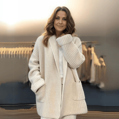 Warm Cozy Knitted Winter Jacket