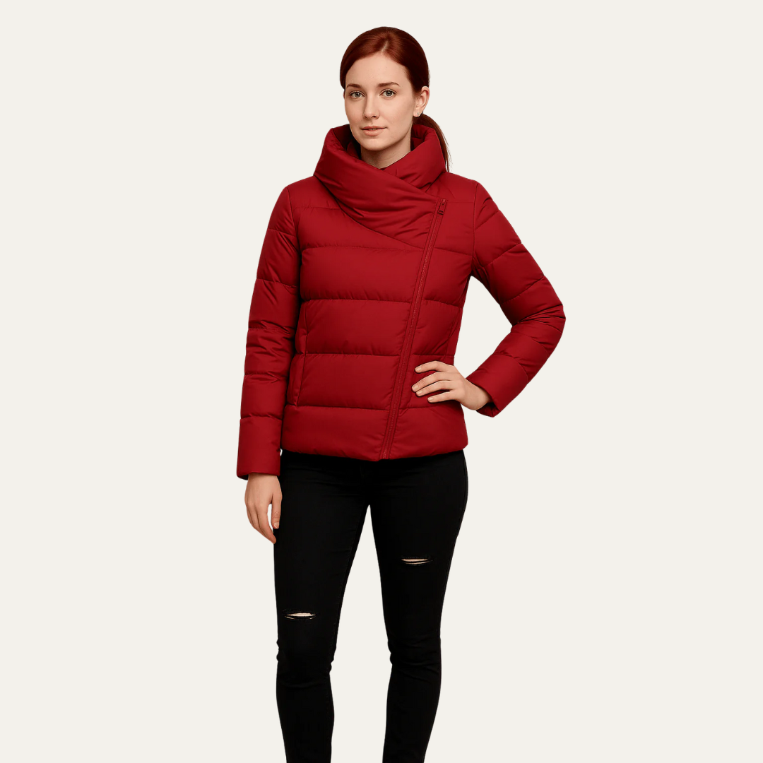 VogeLuxe | Women’s Modern Cropped Puffer