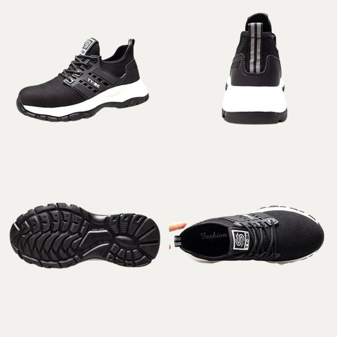 VogeLuxe | Women’s Athletic Safety Sneakers with Breathable Mesh Support