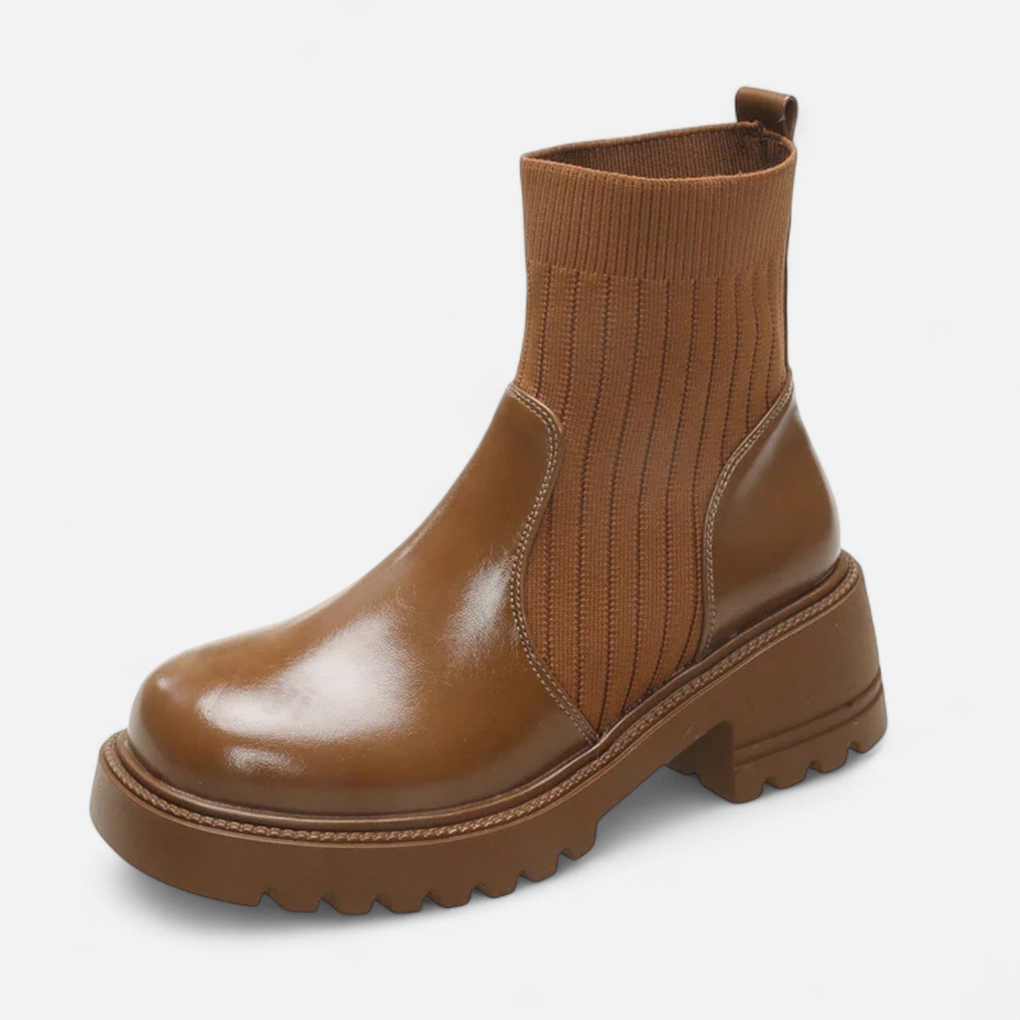 Stylish Women's Low Heel Ankle Boots - VogeLuxe