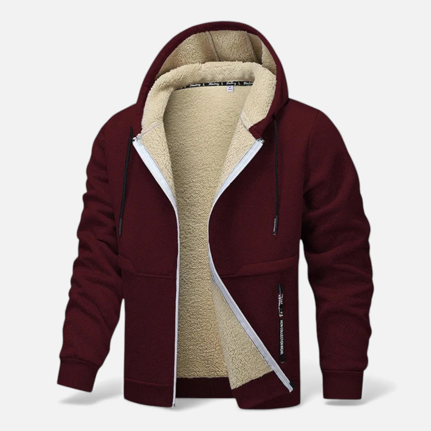 Warm Men's Fleece Lined Winter Jacket