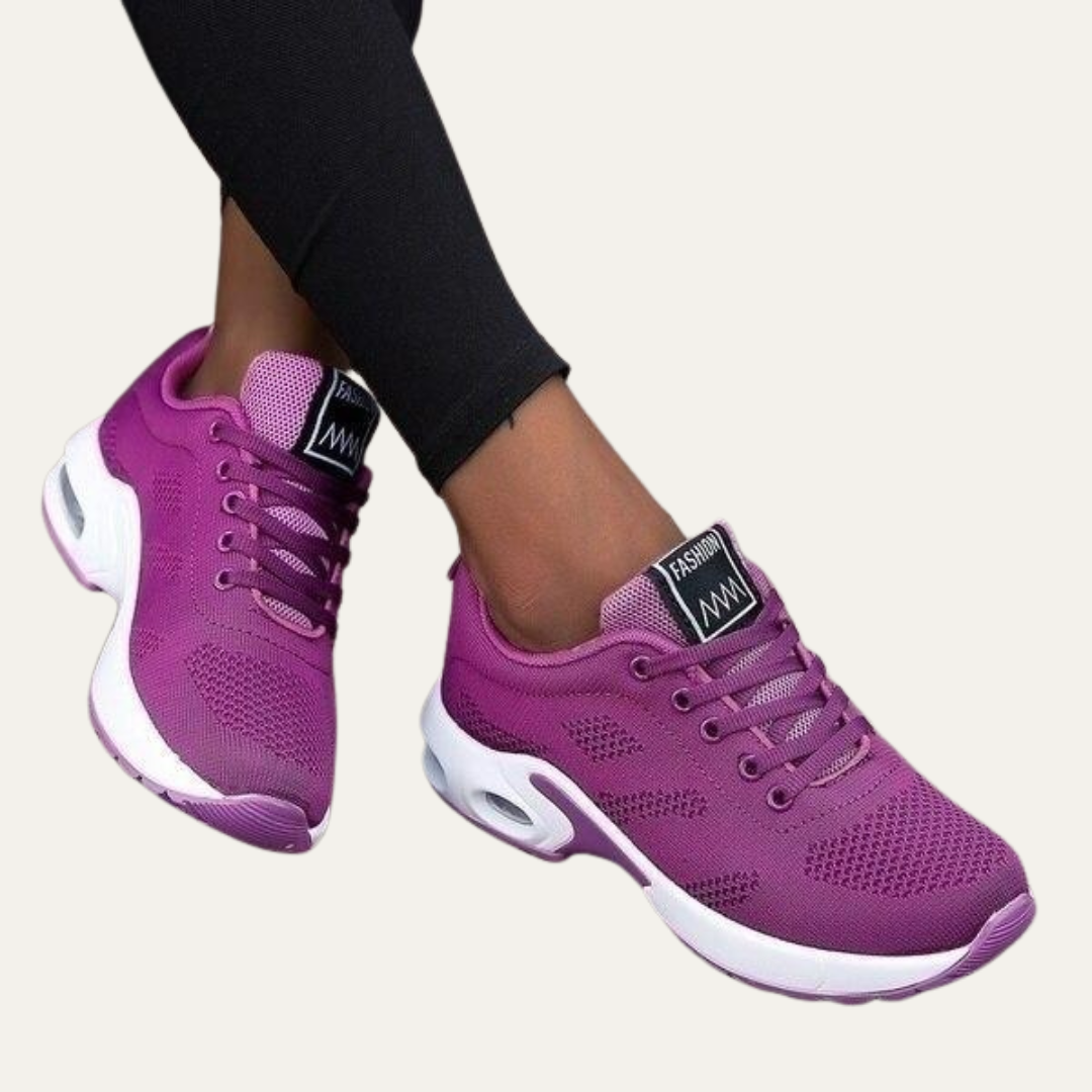 VogeLuxe | Women’s Breathable Athletic Lace Up Sneakers