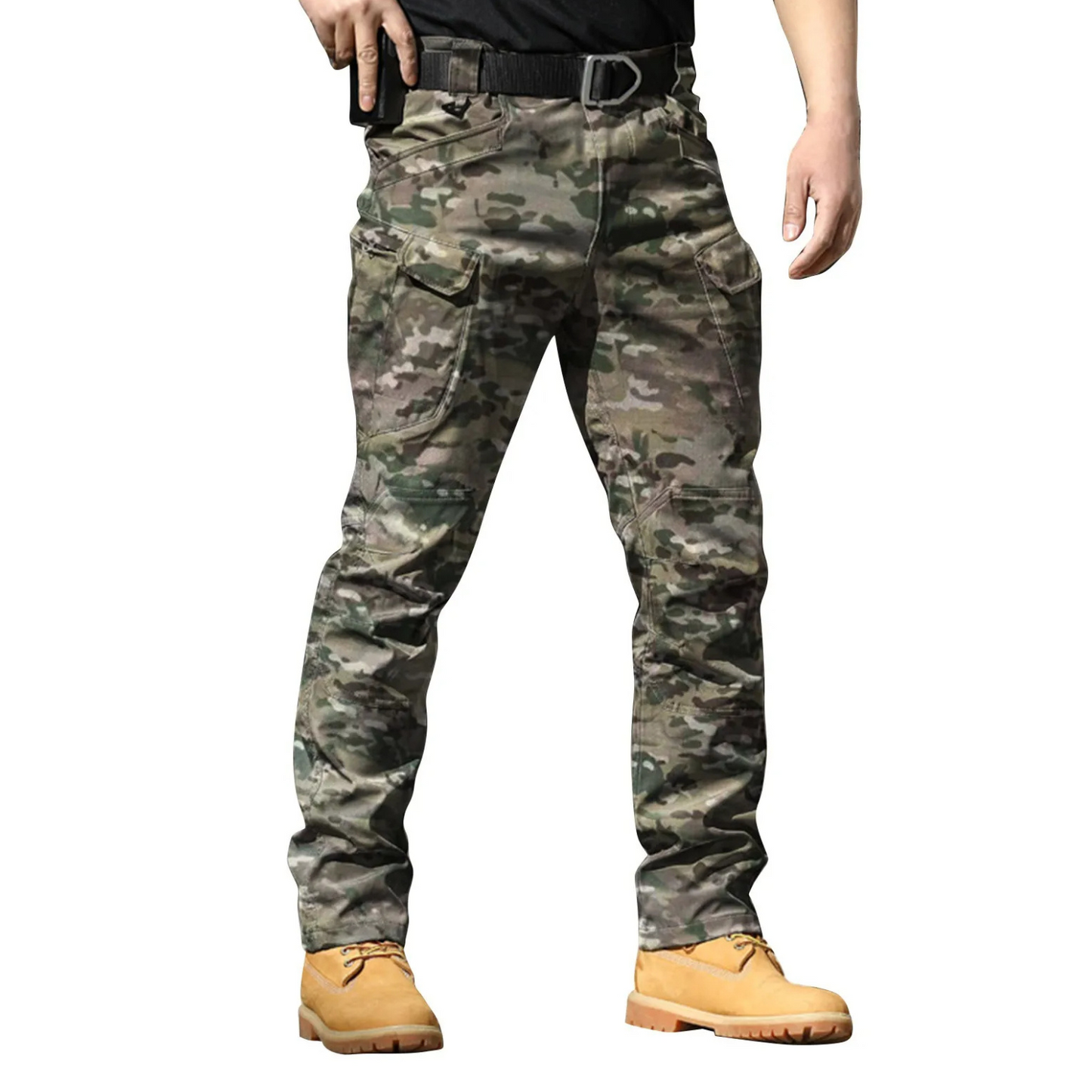 Men's Tactical Camo Hiking Cargo Pants
