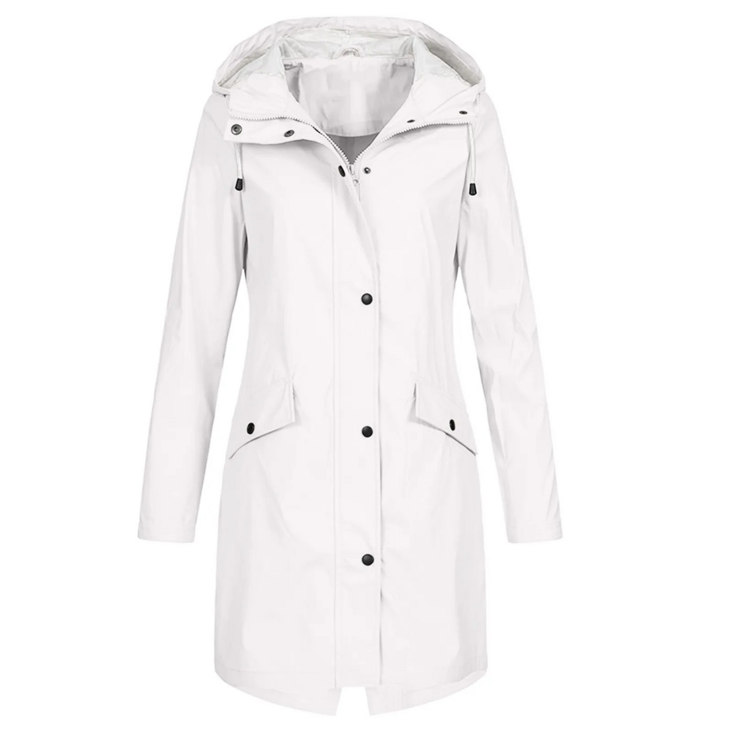 Relaxed Fit Water Resistant Trench Coat
