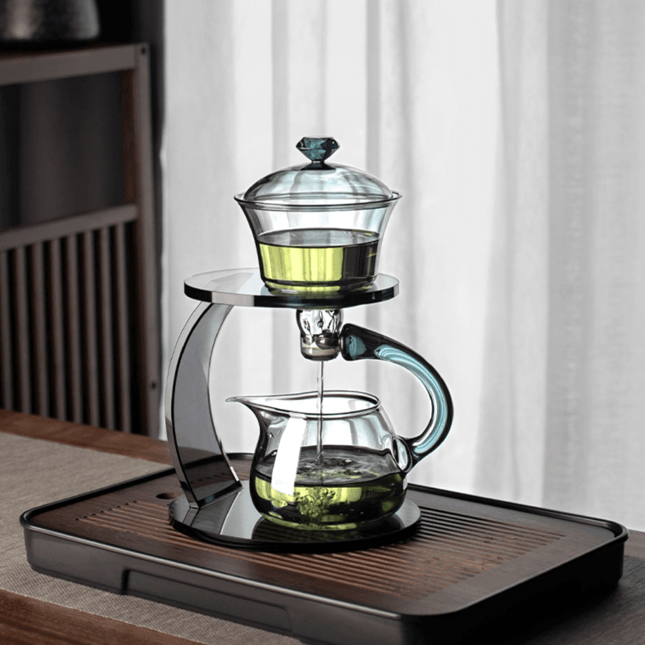 Automatic Glass Tea Infuser with Magnetic Release