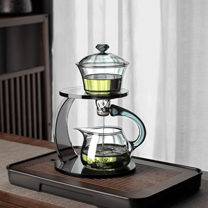 Automatic Glass Tea Infuser with Magnetic Release
