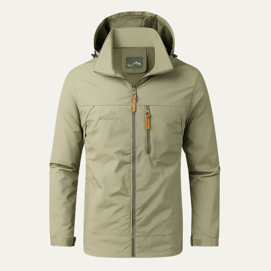 VogeLuxe | Men’s Lightweight Hooded Performance Zip Jacket
