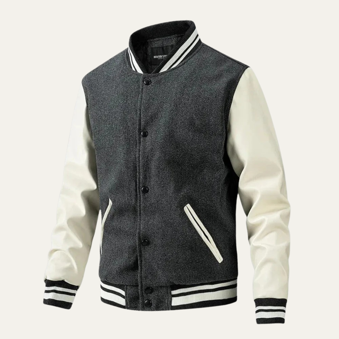 VogeLuxe | Men’s Classic Varsity Letterman Jacket