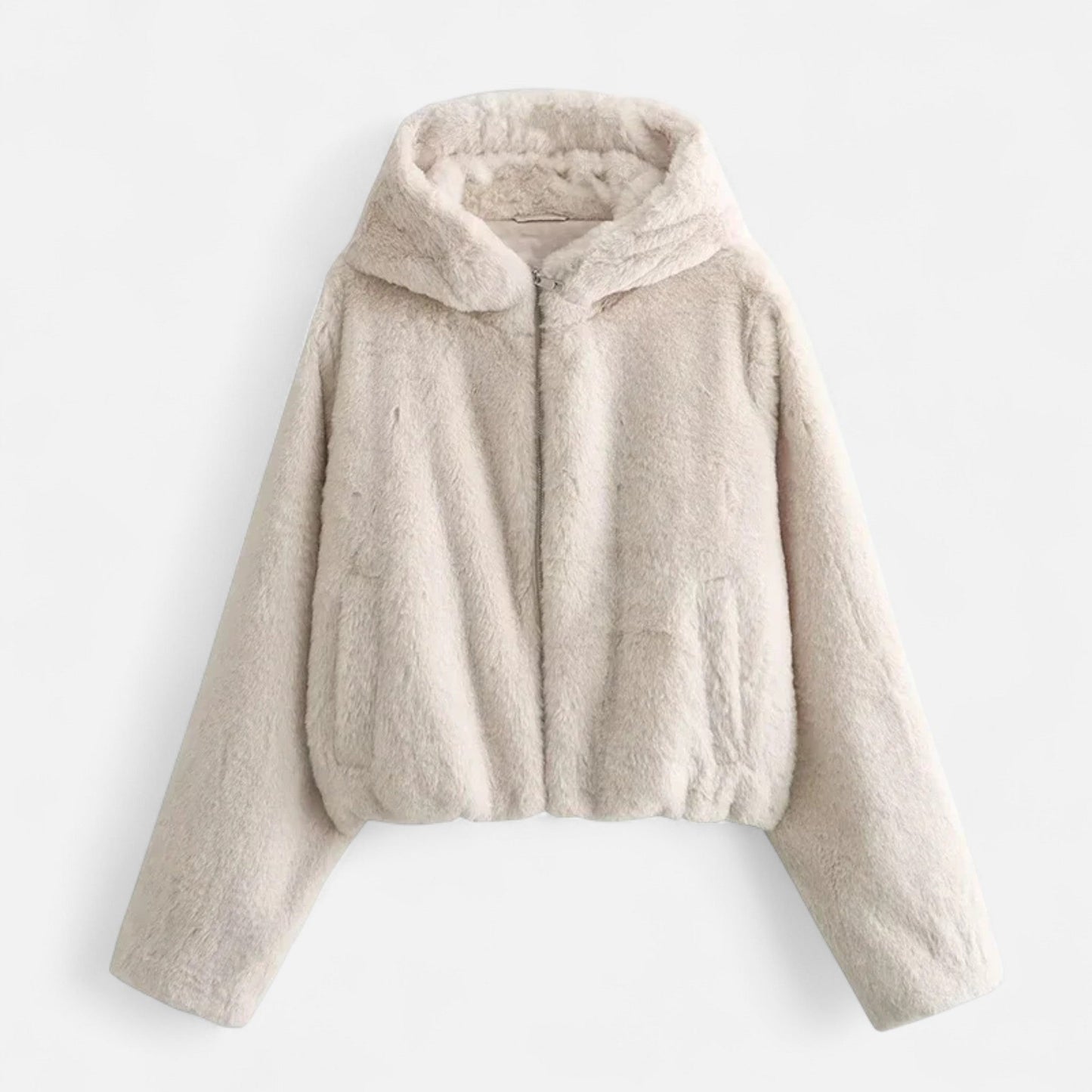 Soft Faux Fur Hooded Winter Coat for Women - VogeLuxe