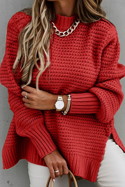 Soft Women's Winter Cashmere Crew Neck Sweater