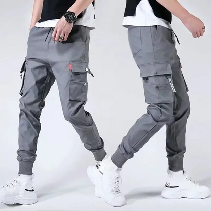 Men's Comfortable Jogger Pants with Pockets and Elastic Waist
