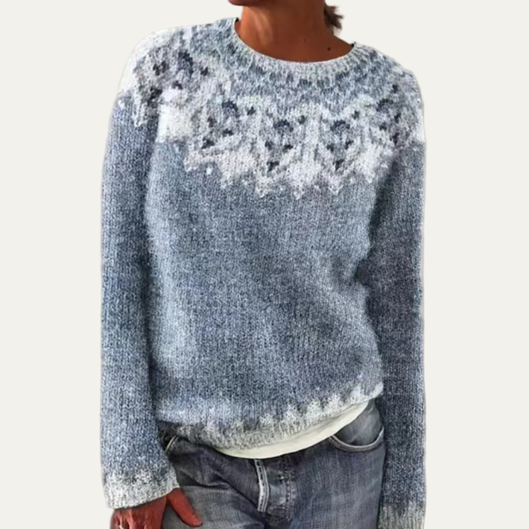 VogeLuxe | Women’s Striped Knitted Sweater