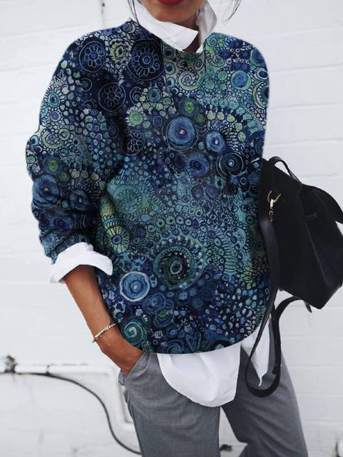 Fashionable Ladies Graphic Sweatshirt