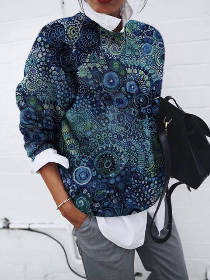 Fashionable Ladies Graphic Sweatshirt