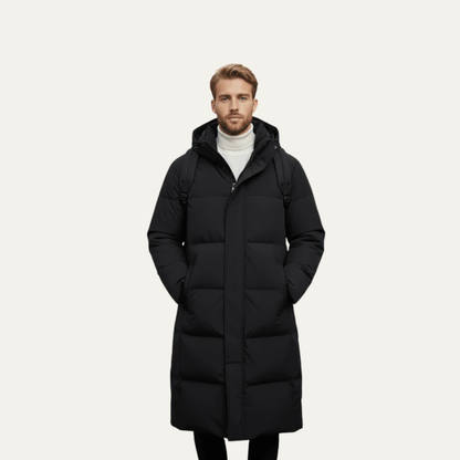 VogeLuxe | Men’s Extra-Long Quilted Puffer Parka