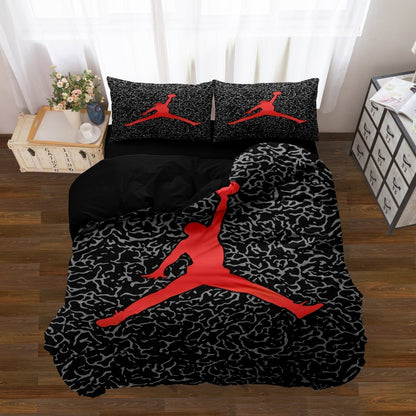 Cozy Kids Basketball Bedding Set Soft Microfiber Duvet Cover - BritishElegance