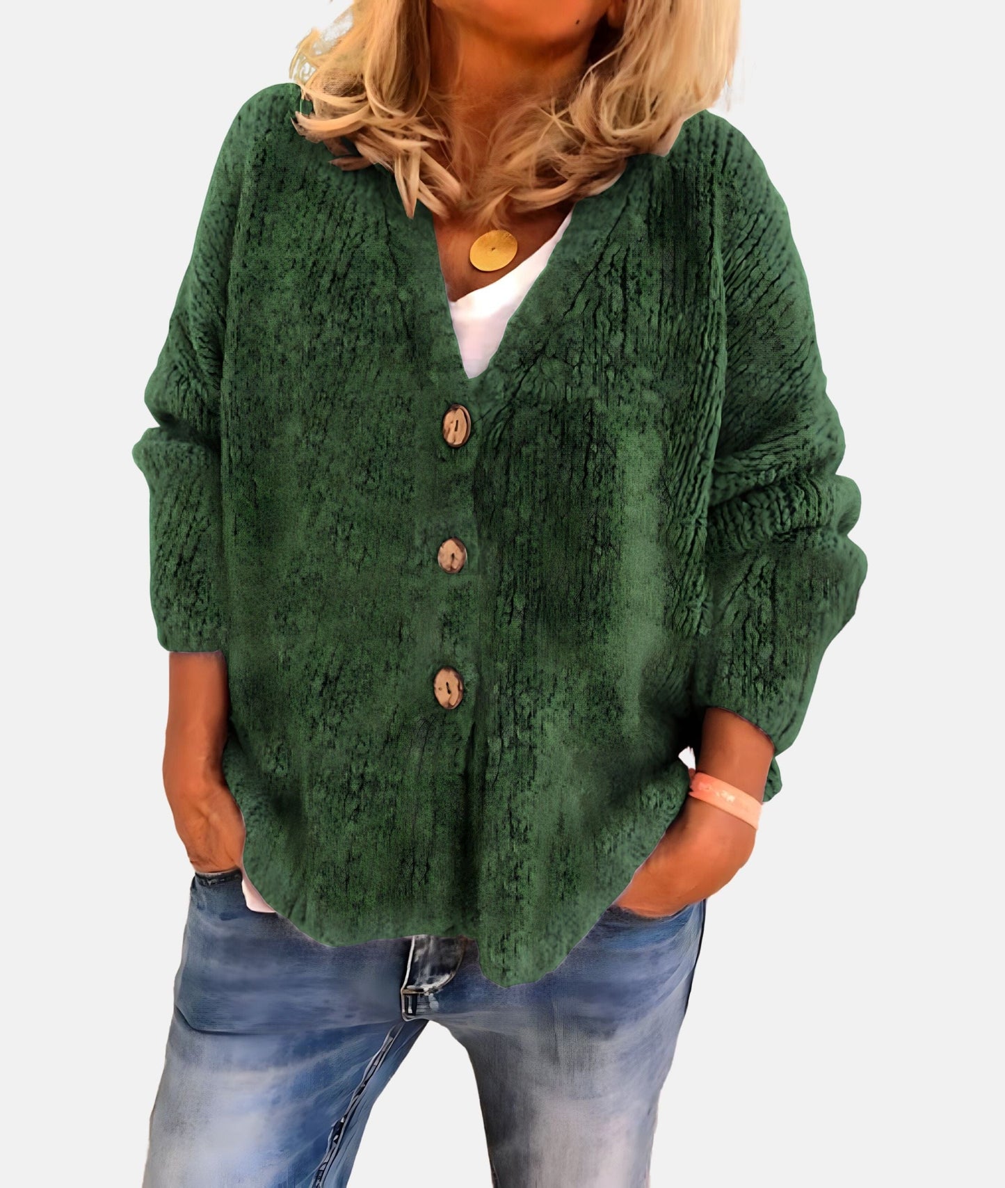 Stylish V-neck Cardigan for Everyday Wear
