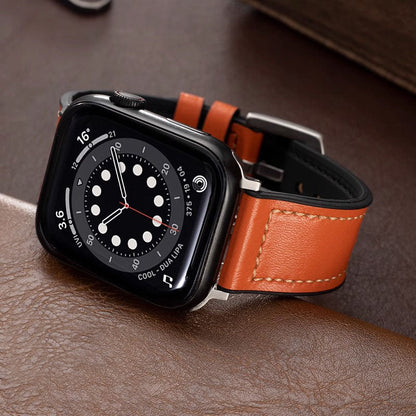 Stylish Leather Smartwatch Strap for Apple Watch