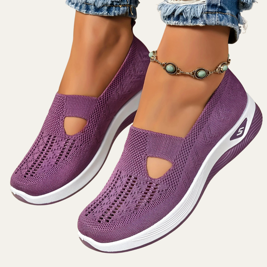 VogeLuxe | Women’s Breathable Mesh Slip On Sneakers