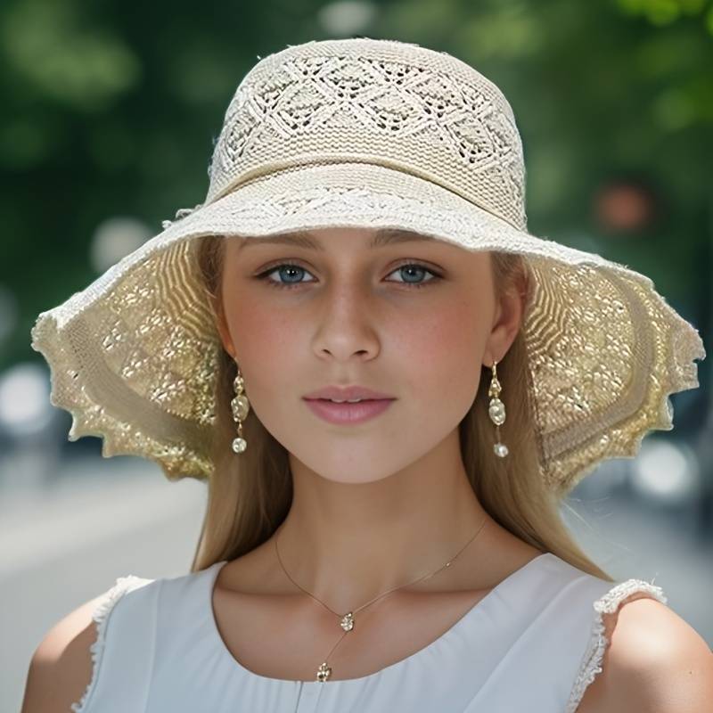 Chic Large Brim Foldable Summer Hat