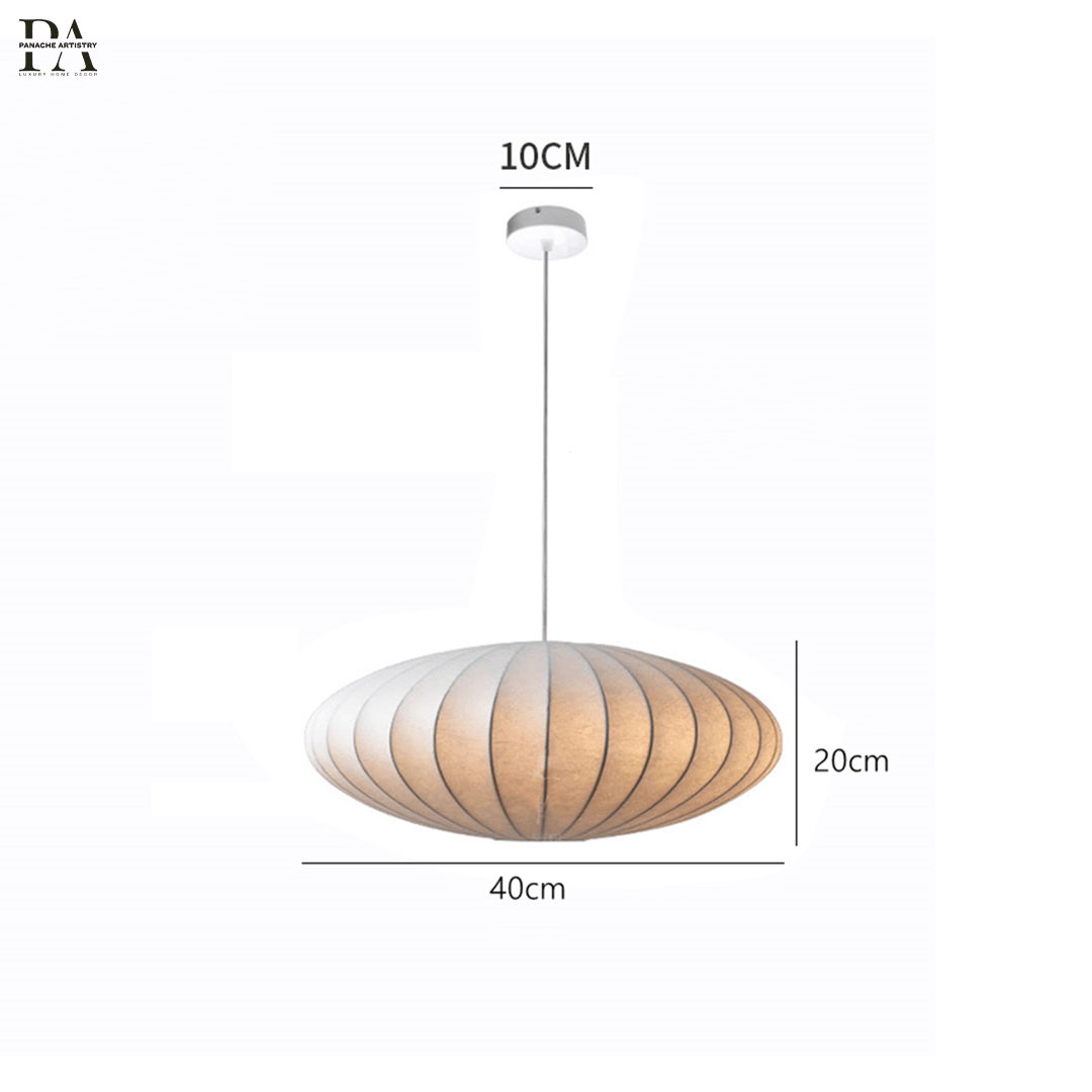 Calming Glass Drop Pendant Light