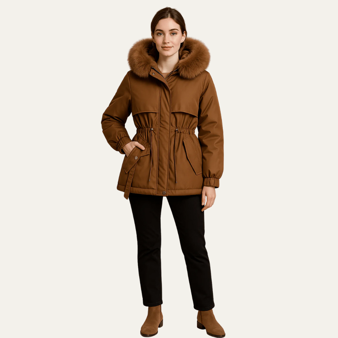 VogeLuxe | Women’s Stylish Hooded Parka Jacket