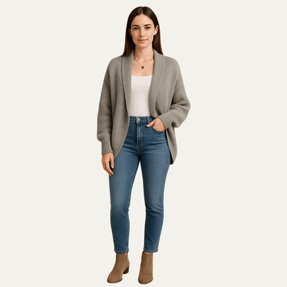 VogeLuxe | Women’s Relaxed Shawl Collar Cardigan