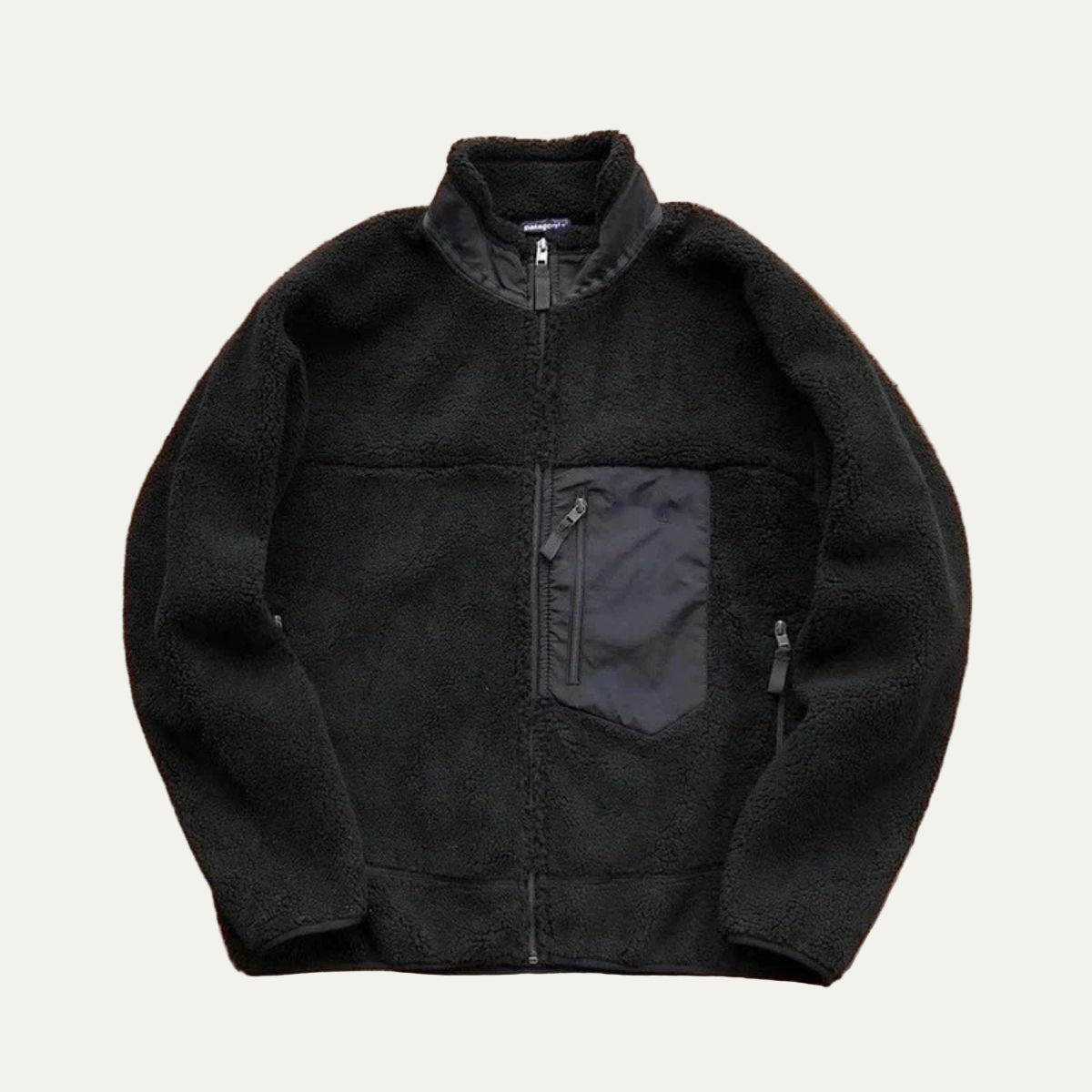 VogeLuxe | Men’s Teddy Full Zip Sherpa Fleece Jacket