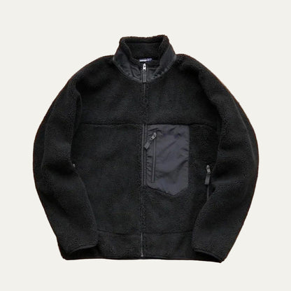 VogeLuxe | Men’s Teddy Full Zip Sherpa Fleece Jacket
