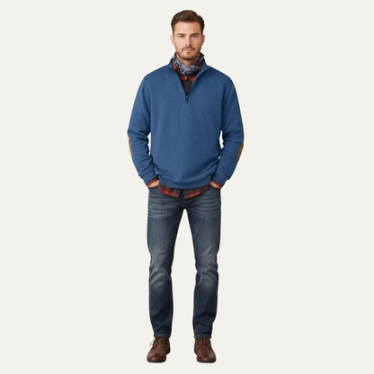 VogeLuxe | Men’s Classic Fine Knit Crew Neck Sweater