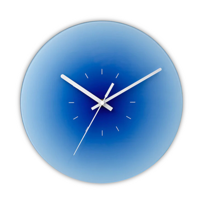 Modern Silent Glass Wall Clock