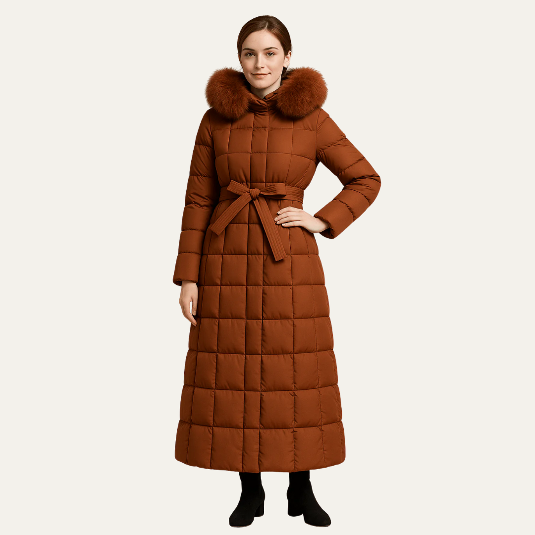 VogeLuxe | Women’s Elegant Maxi Puffer Coat