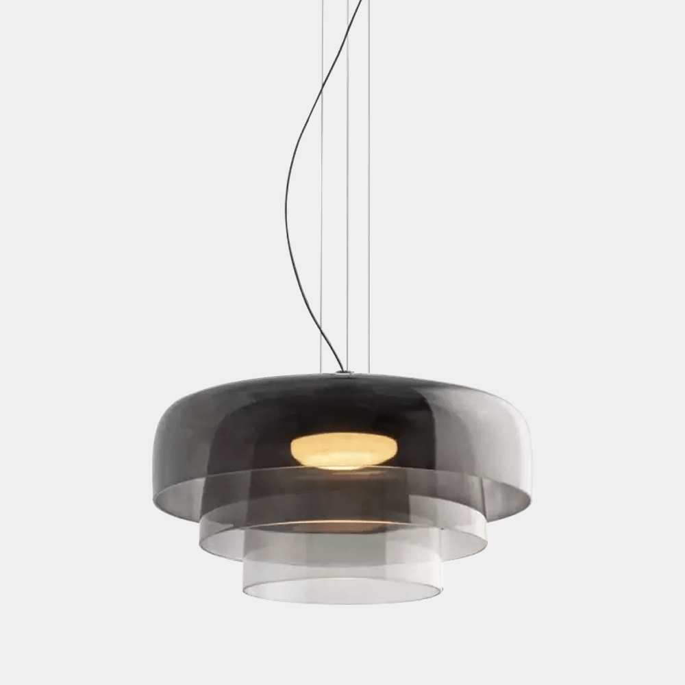 Classic Glass Ceiling Lamp with Vintage Style
