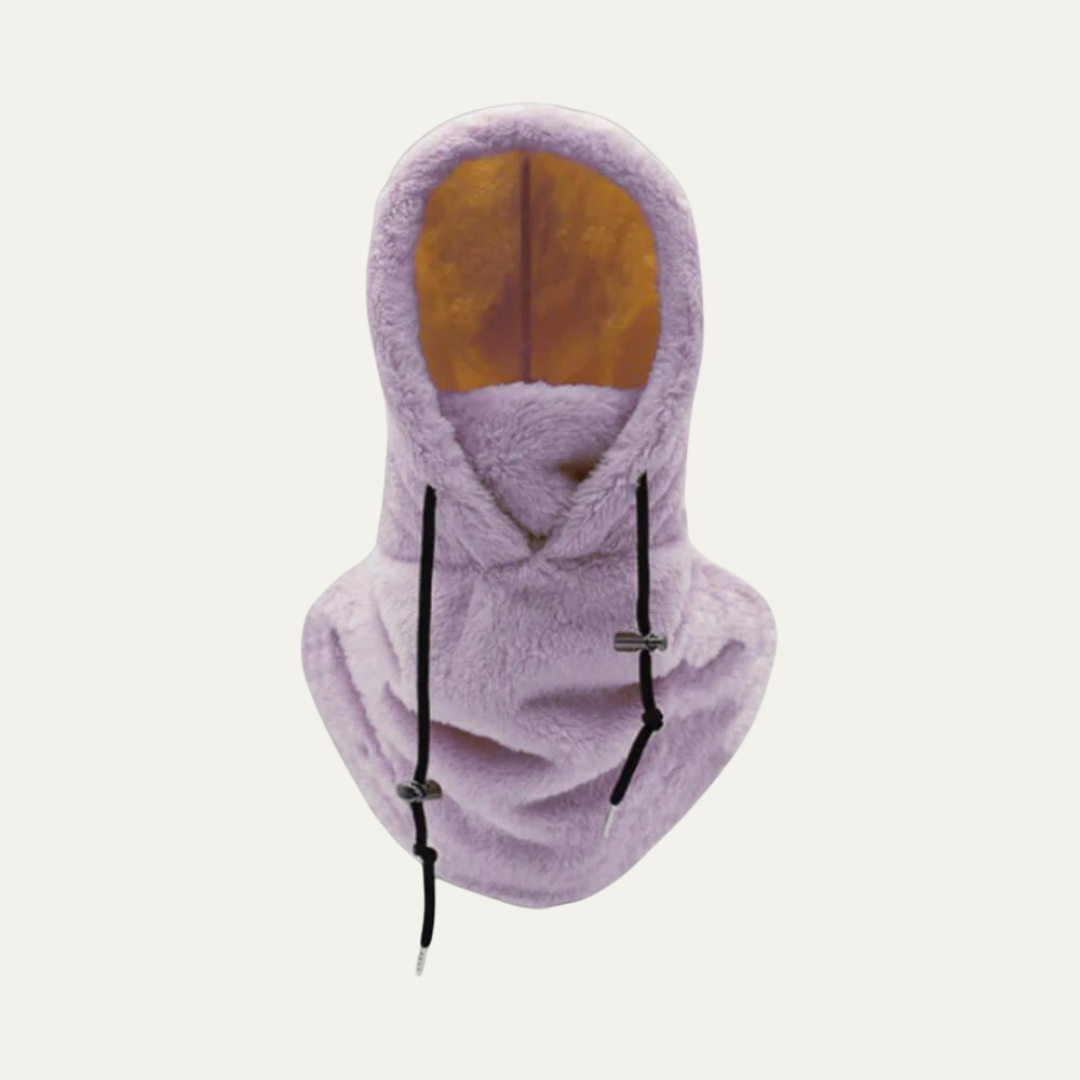 VogeLuxe | Unisex Plush Fleece Lined Hooded Neck Warmer Mask
