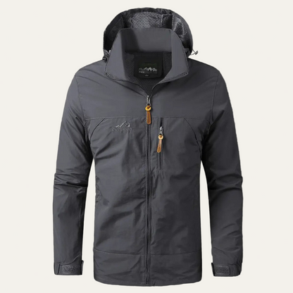 VogeLuxe | Men’s Outdoor Hooded Waterproof Jacket