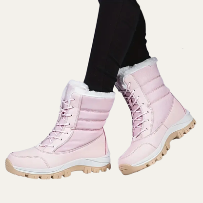 VogeLuxe | Women’s Waterproof Quilted Mid Calf Cold Weather Boot