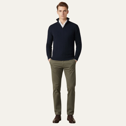 VogeLuxe | Men’s Textured Quilted Bomber Jacket