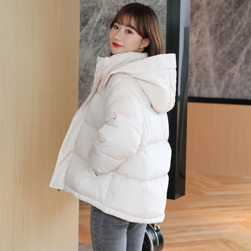 Women's Warm Puffer Coat with Hood