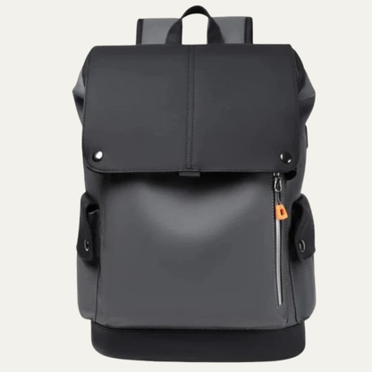 VogeLuxe | Men’s Classic Flap Top Multi Pocket Backpack