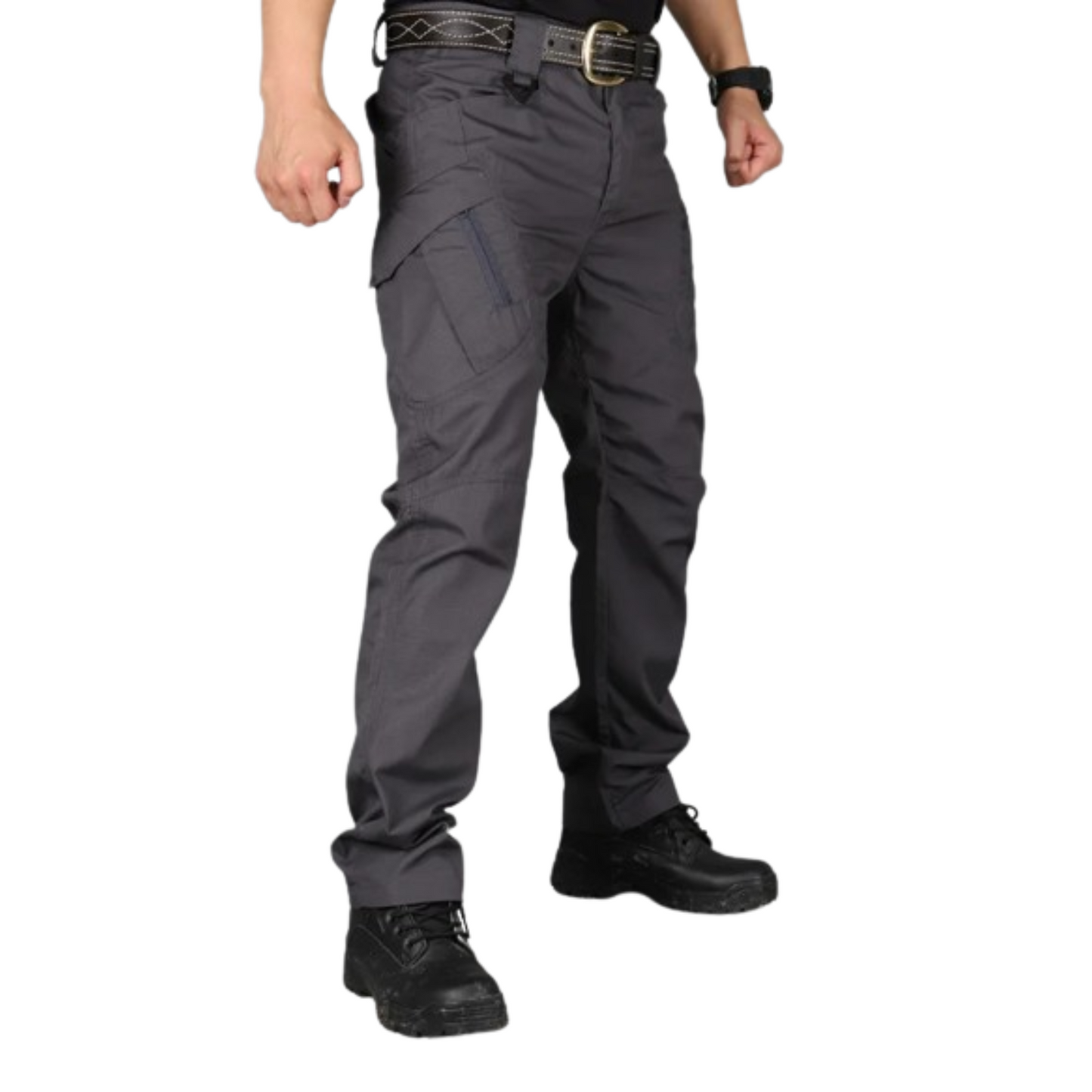 Durable Water-Resistant Hiking Cargo Pants for Men