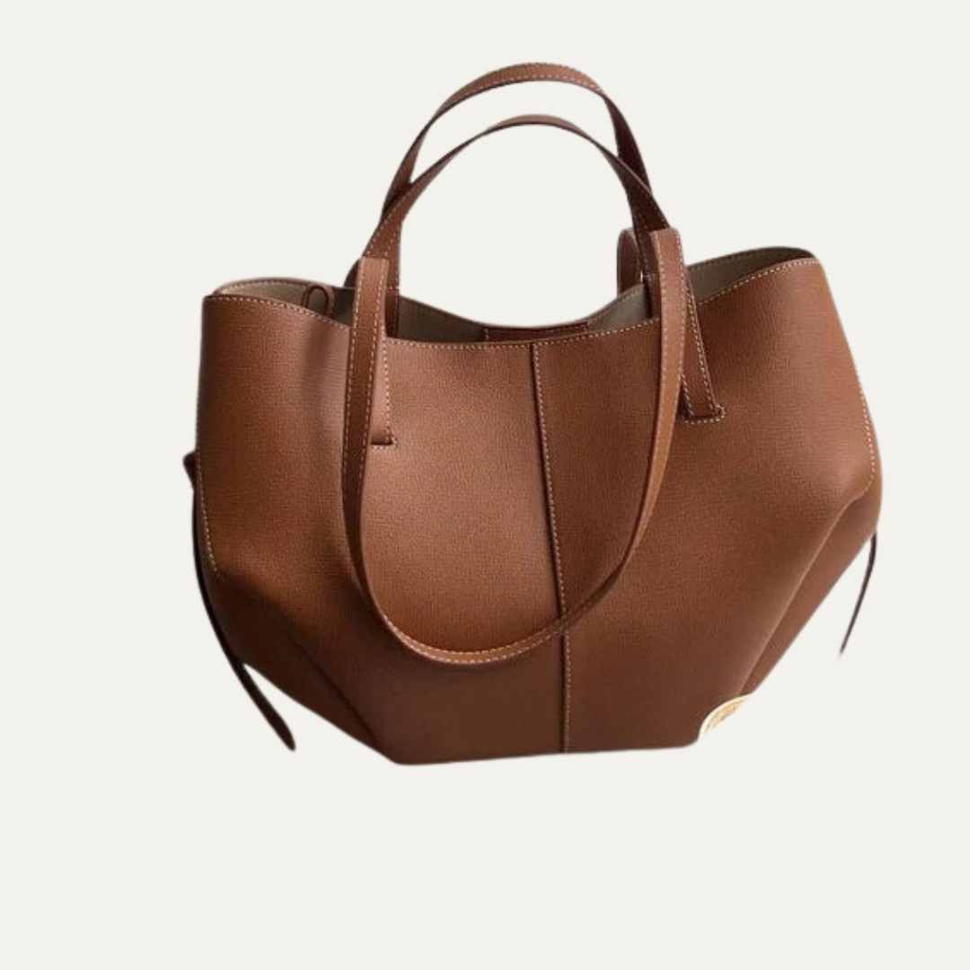 VogeLuxe | Women’s Soft Oversized Leather Tote Bag