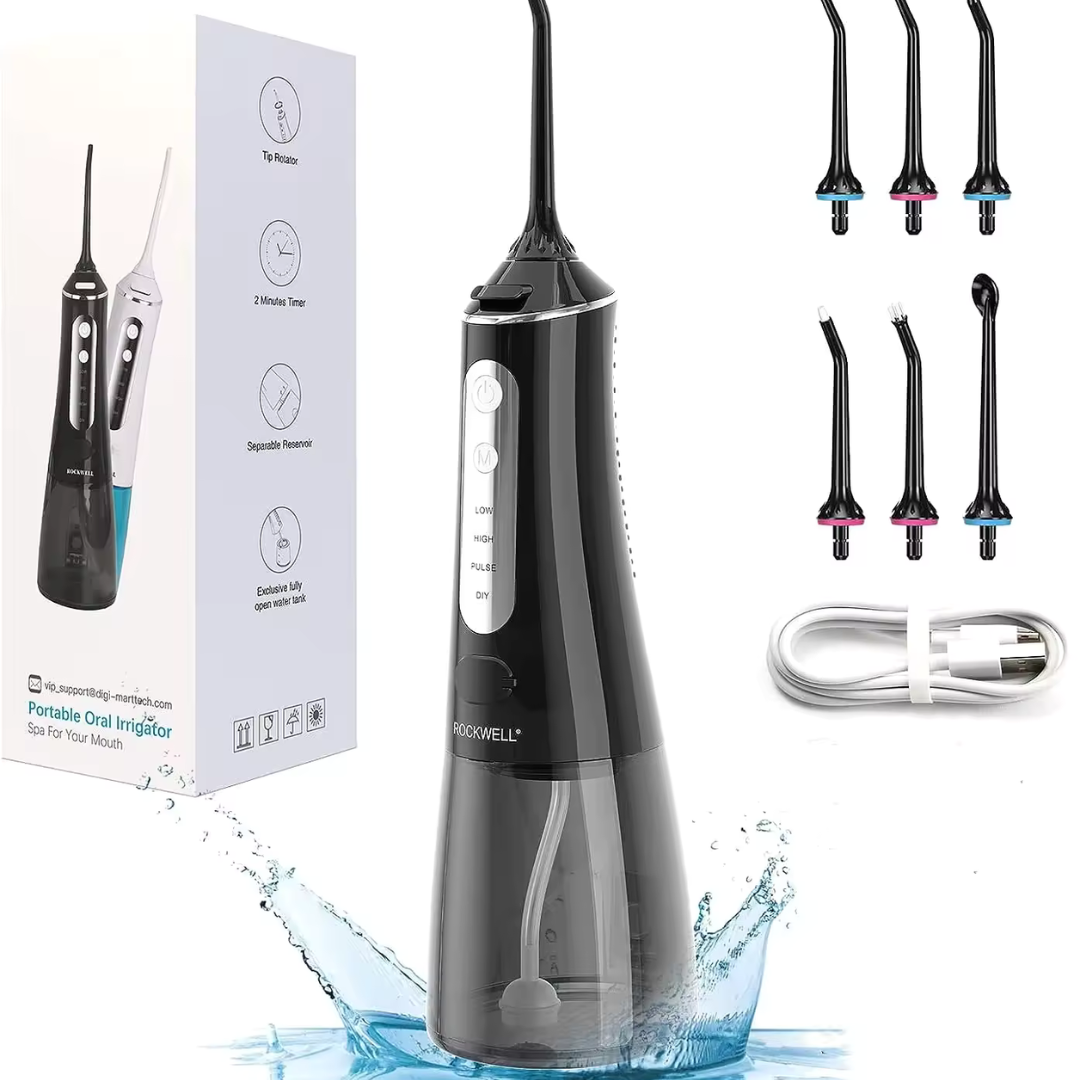 Compact Travel Water Flosser Oral Cleaner 300ml