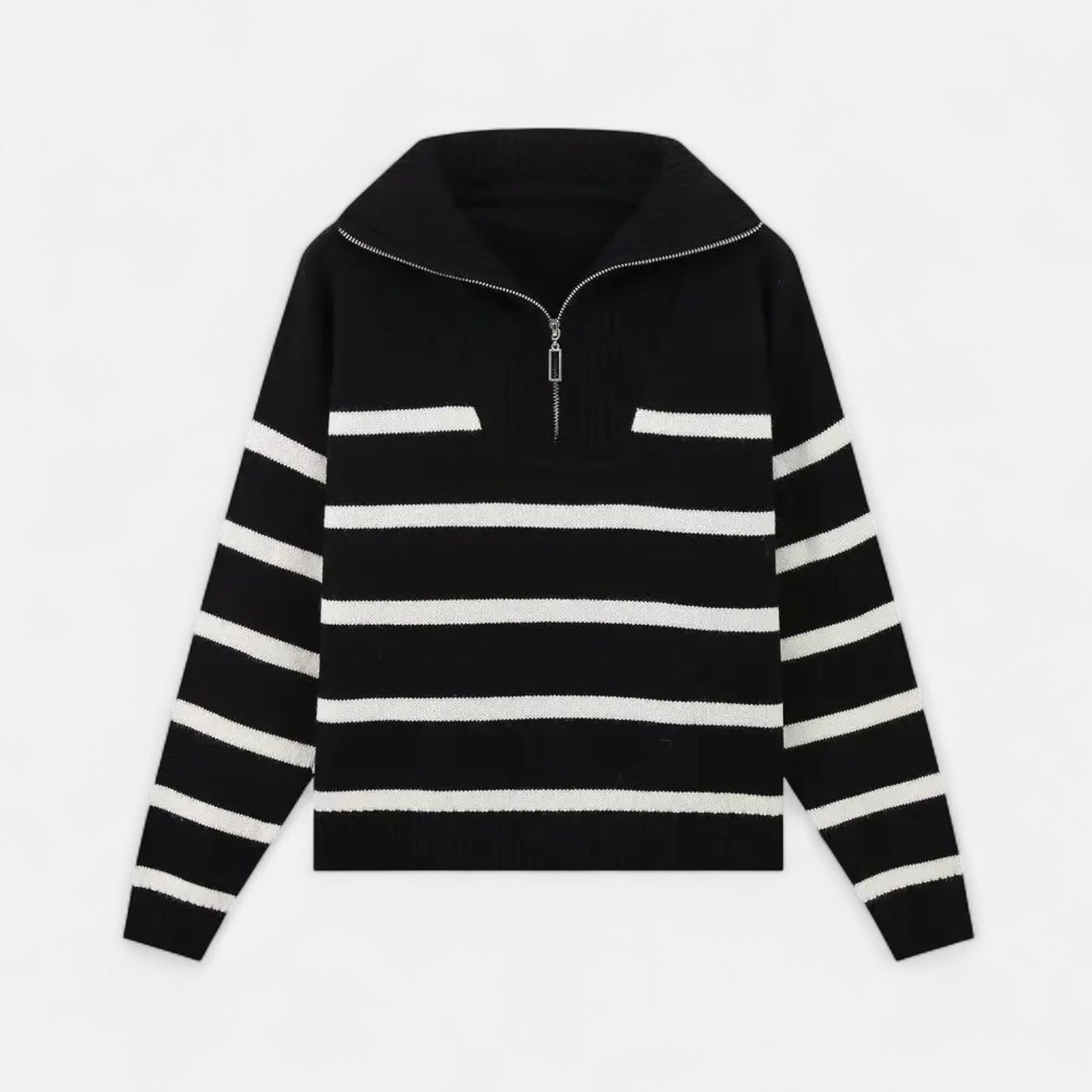 Classic Women's Striped Knit Sweater