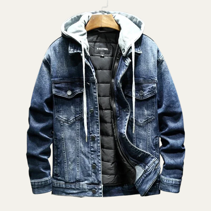 VogeLuxe | Men’s Distressed Denim Jacket