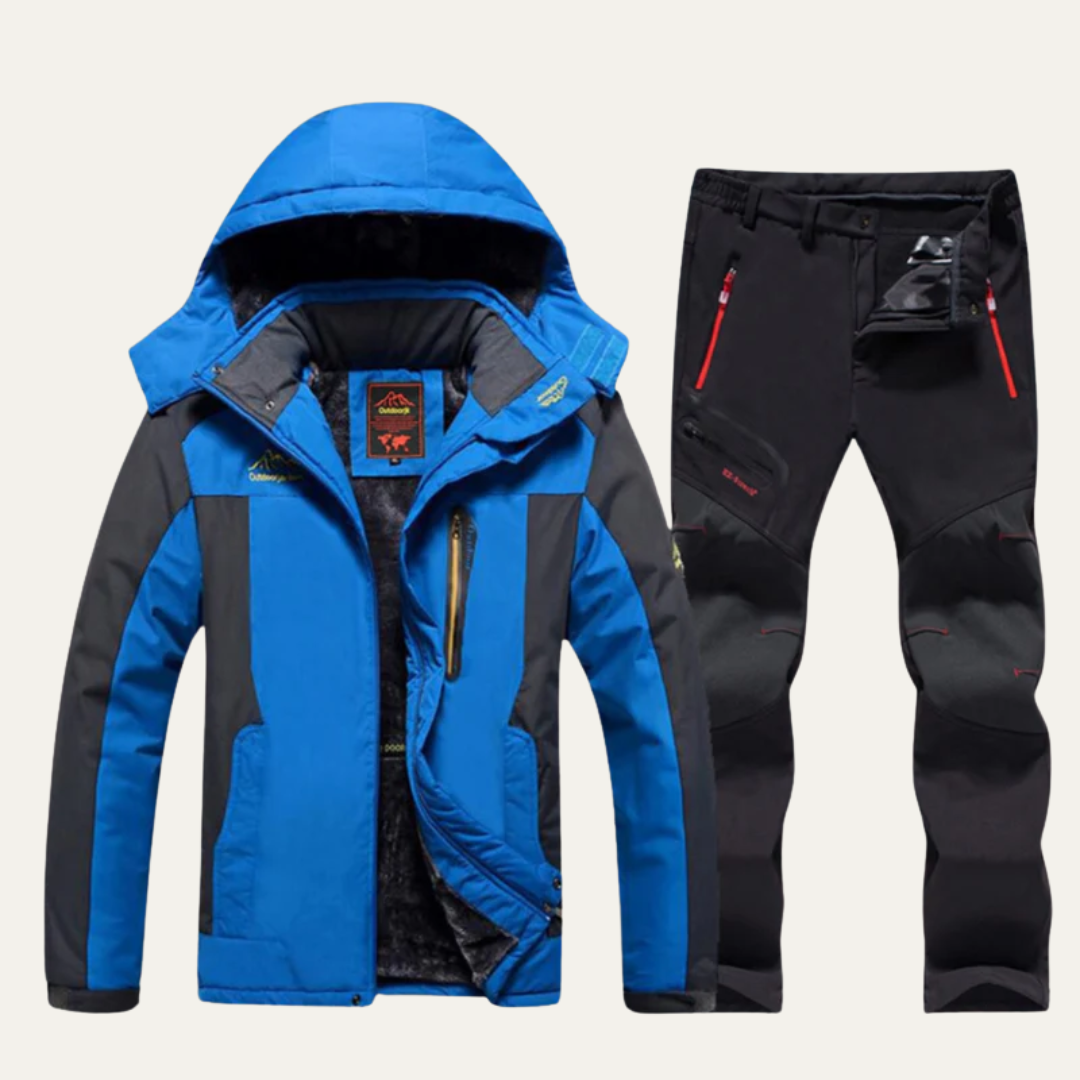 VogeLuxe | Men’s Waterproof Outdoor Jacket and Pants Hiking Suit