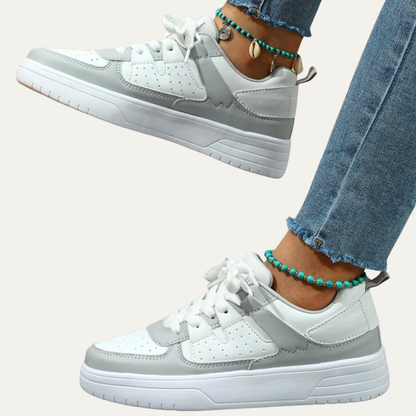VogeLuxe | Women’s Platform Lace Up Low Top Sneakers