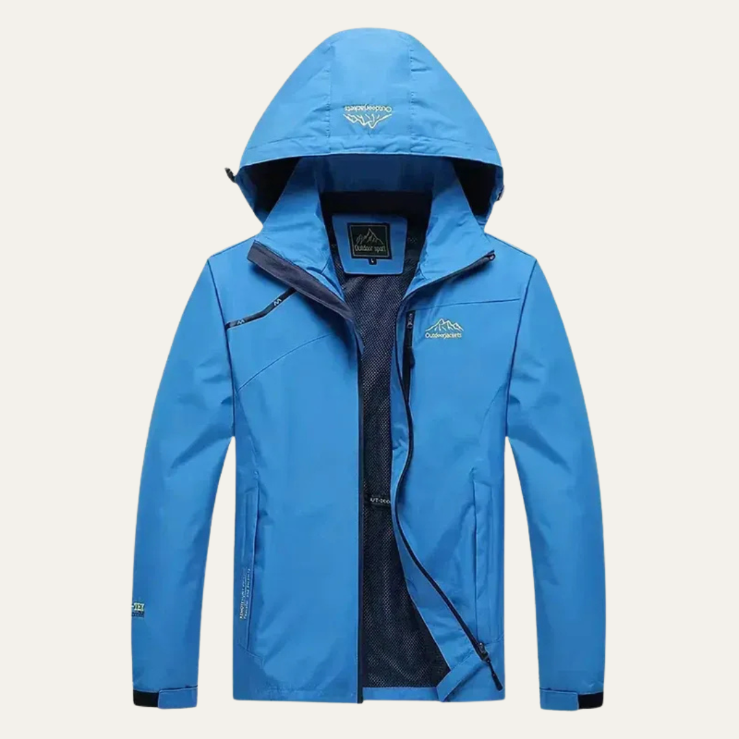 VogeLuxe | Men’s Waterproof Technical Rain Windbreaker